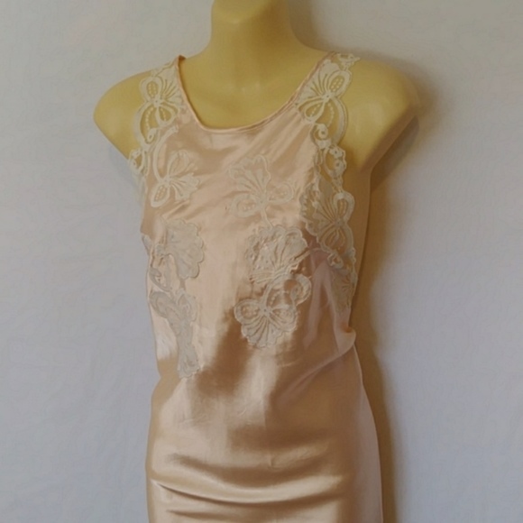 CASSINI NIGHTGOWN VINTAGE LACE SEXY FEMININE EXC~S - Picture 7 of 8